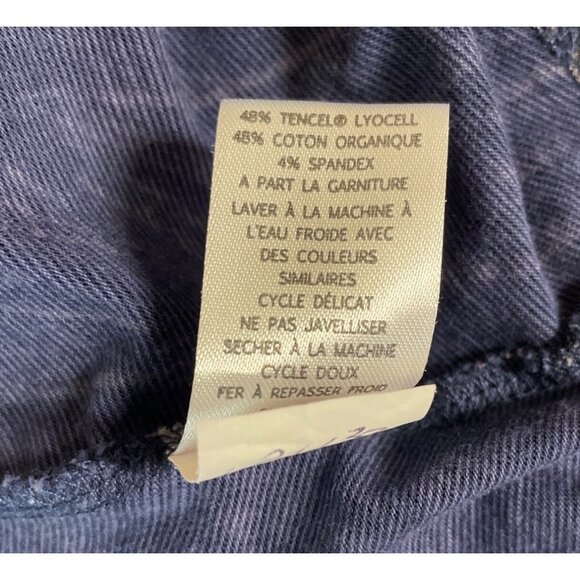 Horny Toad & Co Chaka Skirt Womens Size M Blue Tencel Organic Cotton Knit Skirt - Picture 8 of 8